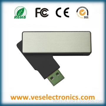 New Rotate Model ABS Aluminum Material Custom Logo USB Memory Stick